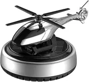 B Baosity Car Dashboard Plane Scent Diffuser with Solar Energy, Silver, as described