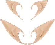 Skeleteen Costume Elf Ear Cuffs - Fairy Mystical Pixie Elven Ears Two Sets of Different Sizes for Men Women and Childrens Costumes