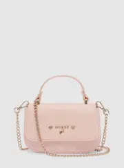 GUESS Pink Crossbody Flap Bag