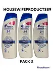 Head & Shoulder Anti-Dandruff Shampoo+Conditioner Classic Clean 2 in 1 (Pack 3)