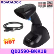 Datalogic QuickScan QD2590-BKK1B 2D Portable Barcode Scanner W/ USB Cable+Base