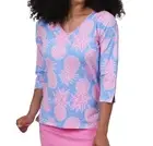 Ana Clare maui nicole pineapple top Pink