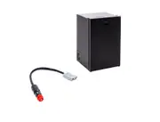 Kings Stayzcool 110L Upright Fridge Freezer -12V/24V - Reversible Door - Ute caravan boats camping picnic + Quick-Connect to Cigarette Plug Adapter