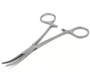 Dog/Cat Fur Clipper Hemostat Locking Clamps 5.5" Curved Veterinary Instruments