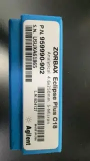 Brand new and sealed Agilent Plus C18 5um 25cm x 4.6mm HPLC column 959990-902