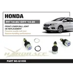 【HARDRACE】HONDA FIT JAZZ CITY 6TH 前下球節 Q1008 – CS車宮