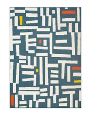 LR Home Evette Rios Modern Geometric Polypropylene Indoor/Outdoor Area Rug