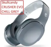 Skullcandy CRUSHER EVO CHILL GREY Wireless Headphones Bluetooth Equalizer