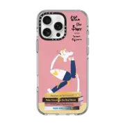 iPhone 16 Pro Max Clear Case MagSafe Compatible Self-Help Who? (Digital Delirium) (Pink)