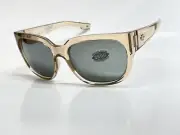 Costa Del Mar Waterwoman 2 shiny blonde crystal Gray silver mirror glass 580