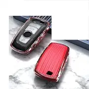 FLJKCT Carbon Style TPU Car Key Case Key Cover,for BMW 520 525 f30 f10 F18 118i 320i 1 3 5 7Series X3 X4 M3 M4 M5 E34 E90 E60 E36