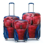 Marvel Spiderman Chest Print 4-Wheel Suitcases - Set of 3 (Small, Medium and Large)