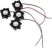 OSALADI 4pcs Induction Speaker for Desktop Computers Portable Mini Speakers with Amplified Sound Connectors Audio Accessories for Home Outdoor Use
