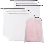 [Generic] Shoe Travel Bags for Packing | Travel Shoe Bags for Packing in Suitcase,6 Piece Clear Large Portable Storage Organizers Pouch for Women Teen Suitcase Train