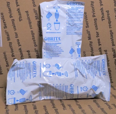 2 pack Brita filter replacement - refill packets - new bx61