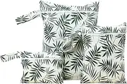 [Generic] Wet Swimsuit Bag - Waterproof Cloth Diaper Pockets,Reusable Travel Bags for Swimsuits, Baby Cloth Diapers, Beach, Pool, Wet Clothes