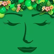 Tingjoo 5 x 3 ft Tropical Luau Birthday Party DIY Backdrop Green Hawaii Background Summer Tropical Backdrop Luau Photo Background Cartoon Movie Theme Party for Hawaiian Birthday Decoration Photo Prop