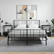 Bedside Tables 2 pcs Black 50x41x65 cm Engineered Wood Bedroom Storage