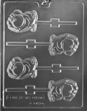 MONKEY WITH BANANA LOLLY mold Chocolate Candy monkeys animals jungle theme