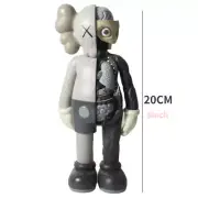 20cm Statue Toys Models Desktop Bookcase Articles of Decoration Anatomy Grey