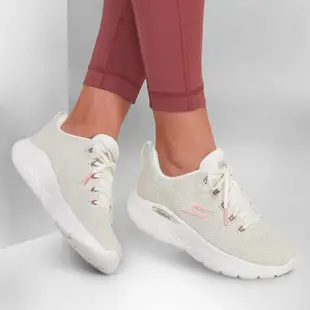 Skechers Go Run Lite [129429NTPK] 女 慢跑鞋 運動 休閒 健走 避震 透氣 米 粉紅