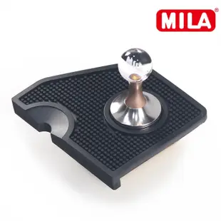 MILA 水晶球填壓器58mm 金色+梯柱咖啡填壓墊