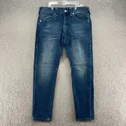 True Religion Jeans Mens 33X33 Blue Geno Relaxed Slim Fit Stretch Denim Pants