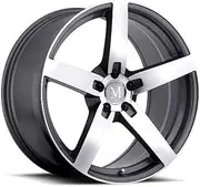 Mandrus ARROW Grey Wheel with Painted Finish (20 x 10. inches /5 x 112 mm, 25 mm Offset)