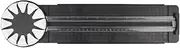 1 Piece 12-in-1 Rotary Paper Trimmer, Black Plastic Multifunctional Rolling Paper Cutter with 360°Rotating Blade