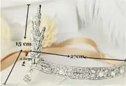 Great Gatsby Deluxe Headpiece Bracelet Ring Set