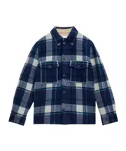 Isabel Marant Kevron Checked Shirt Jacket S,L,M Black