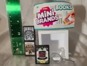 3 Classic Mini Brands Books & Case: Alice Wonderlnd Black Beauty Christmas Carol