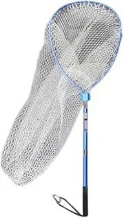 Anlayliay Folding Luya Copy Net Fishing Net Net BagTelescopic Fishing Net Small Mesh Trout Folding Portable Hand Net Fishing Tools