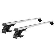Universal Car Roof Rack Cross Bars Aluminium Carrier Silver - 1450mm