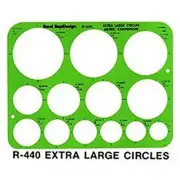 Art Supplies R440 X -Lg Circles Template