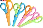 4 Pcs Children Safety Scissors, Pre-School Art Craft Scissors for Preschool Trai