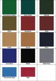 New Pro Form Worsted Pool Table Cloth for 7ft Table - High Speed Billiard Felt