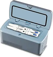 Mini Drug Refrigerated Box Portable Insulin Cooler Small Car Fridge Medication Constant Temperature Reefer Suitable for Travel Auto Home,Blue