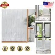 Translucent Static Cling Window Film for Privacy & UV Defense 35.4x118 in