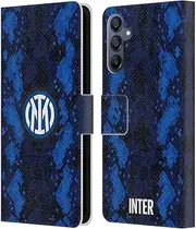 Head Case Designs Officially Licensed Inter Milan Home 2021/22 Crest Kit Leather Book Wallet Case Cover Compatible with Samsung Galaxy A15