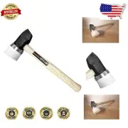 4 lbs White Capped Rubber Mallet with Hickory Handle - Flooring Perfection