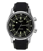 Longines Legend Diver Swiss Made Black Dial Automatic L3.774.4.50.0 Mens Watch