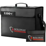Large Fireproof Bag 5200°F Heat Insulated (17 x 12 x 5.8 inches), Fireproof D...