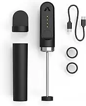 Subminimal NanoFoamer Lithium Handheld Milk Foamer | Make Premium Barista-Style Coffee Drinks at Home | Rechargeable Foamer for Cappuccino, Latte, Hot Chocolates and More