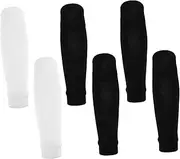 [Abaodam] 3 Pairs Shin Sleeves for Soccer Running Football High Elasticity Breathable Compression Socks Shin Guard Leg Muscle Protection Outdoor Sports Accessories
