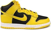 [Nike] Mens Dunk Hi SP Leather Textile Black Varsity Maize Trainers 5 US