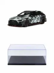DIECAST CAR W/DISPLAY CASE 2020 AUDI RS 6 (C8) CAMOUFLAGE GT348 1/18 RESIN CAR