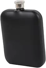 OFFSCH Tiny Portable Hip Flask Stainless Steel Flat Lid Whiskey Bottle for Men Women