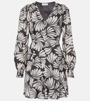 [Velvet] Velvet Tatti printed minidress AU 12 black