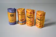 4 Rolls 120 Medium Format Film. (2) Kodak T-Max, +1 Each Kodak Portra 160 + 400